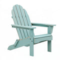 Adirondack Gartenstuhl 83 x 76 x 96 cm aus Holz in Hellblau mit hoher Rückenlehne